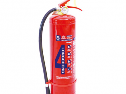 Portable dry powder fire extinguisher