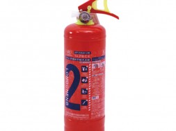 Portable dry powder fire extinguisher