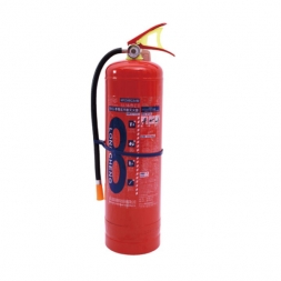 Portable dry powder fire extinguisher