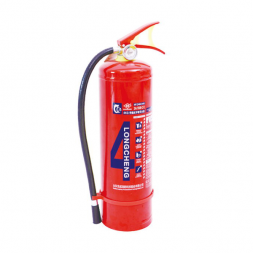 Portable dry powder fire extinguisher